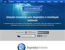 Tablet Screenshot of geoambiente.eng.br